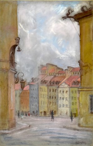 Władysław SERAFIN (1905-1988), Rynek Starego Miasta w Warszawie