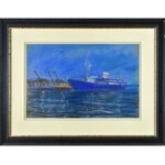 Wladyslaw SERAFIN (1905-1988), In the harbor