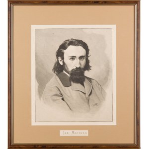 Florian CYNK (1838-1912), Portrait of Jan Matejko, 1874-1876