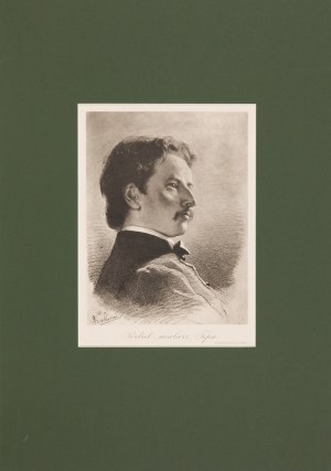 Artur Grottger (1837-1867), Portret malarza Tepa