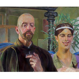 Malczewski Jacek, AUTOPORTRET Z WIOSNĄ, 1911