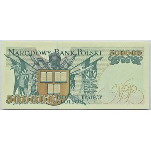 Polska, III RP, 500000 złotych 1993, seria L, Warszawa, UNC