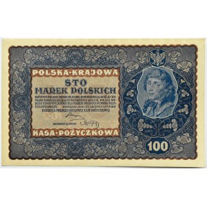 Polska, II RP, 100 marek 1919, Warszawa, IE seria S