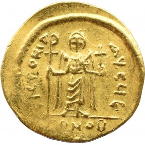 Cesarstwo Wschodnie, Bizancjum, Fokas (602-610), solidus, Konstantynopol