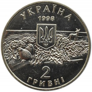 Ukraina, 2 hrywny 1998, 100 lat Askania - Nowa, Kijów