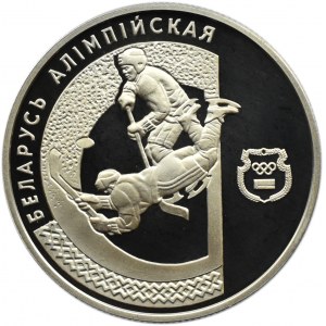 Białoruś, 1 rubel 1997, Hokej na lodzie