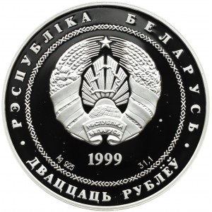 Białoruś, 20 rubli 1999, Mińsk