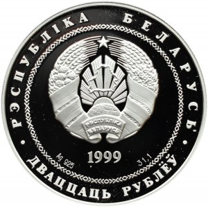 Białoruś, 20 rubli 1999, 2000 lat Chrześcijaństwa - Prawosławie