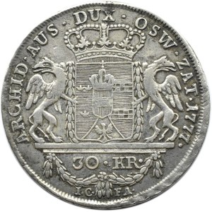 Zabór Austriacki, Ks. Oświęcimsko-Zatorskie, 30 krajcarów (dwuzłotówka) 1777, Wiedeń