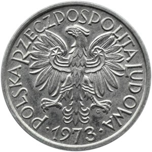 Polska, PRL, Jagody, 2 złote 1973, Warszawa, UNC