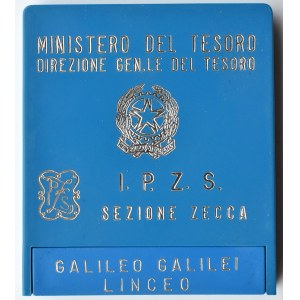 Włochy, Galileusz, 500 lirów 1982 R, Rzym, UNC, oryginalne opakowanie