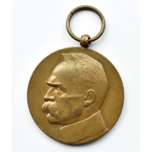 Polska, II RP, Medal 10-lecia Odzyskania Niepodległości Polski, tzw. oracz, ładny