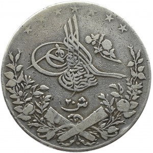 Egipt, Abdul Hamid II, 20 kirszów 1876, Kair