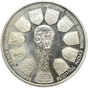Francja, Republika, 10 franków 1998, MŚ w Piłce Nożnej