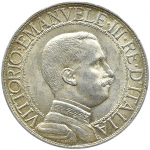 Włochy, Vittorio Emanele III, 1 lir 1913, Rzym
