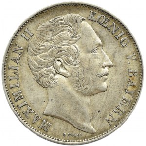 Niemcy, Bawaria, Maximilian II, 2 guldeny 1850, Monachium