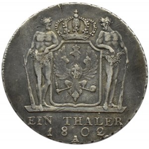 Niemcy, Prusy, Fryderyk Wilhelm III, talar 1802 A, Berlin