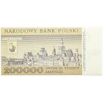 Polska, III RP, 200 000 złotych 1989, seria P, Warszawa, UNC