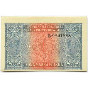 Polska, 1 marka 1916, Generał, seria B, UNC-