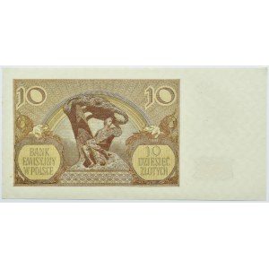 Polska, Generalna Gubernia, 10 złotych 1940, seria N, UNC
