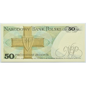 Polska, PRL, 50 złotych 1975, seria BA, UNC