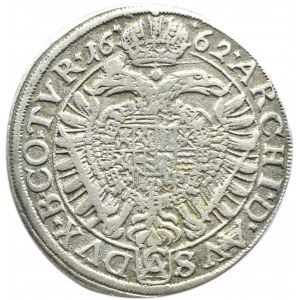 Austria, Leopold I, 15 krajcarów 1662 CA, Wiedeń