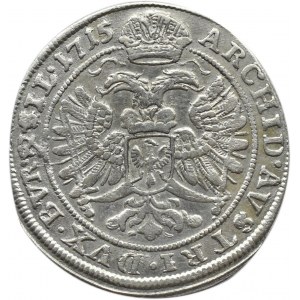 Śląsk, Karol VI, 6 krajcarów 1715, Wrocław