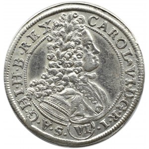 Śląsk, Karol VI, 6 krajcarów 1715, Wrocław