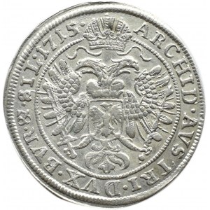 Śląsk, Karol VI, 6 krajcarów 1715, Wrocław