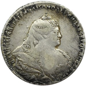 Rosja, Anna, 1 rubel 1738, Moskwa, Krasnyj Dwor