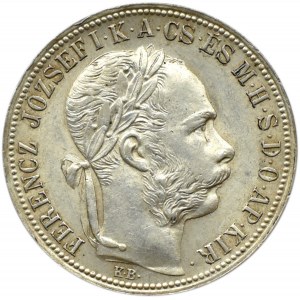 Austro-Węgry, Franciszek Józef I, 1 floren 1892, Kremnica