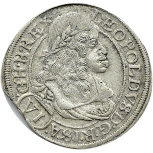 Austria, Leopold I, 15 krajcarów 1664 CA, Wiedeń