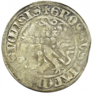 Niemcy, Saksonia Miśnia, ks. Fryderyk II, II połowa XV w., grosz miśnieński, Freiberg