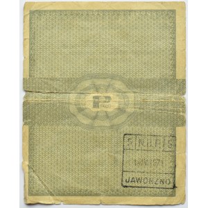 Polska, PeWeX, 1 cent 1960, seria Bl, bez klauzuli na rewersie