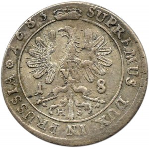 Niemcy, Prusy, Fryderyk Wilhelm I, ort 1683 HS, Królewiec