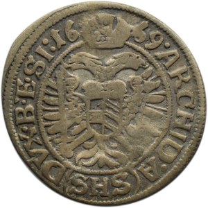 Śląsk, Leopold I, 3 krajcary 1669 SHS, Wrocław