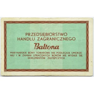 Polen, Volksrepublik Polen, Baltona, 5 $ Gutschein 1973, Serie A - selten