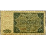 Polska, RP, 20 złotych 1947, seria A, Warszawa, UNC
