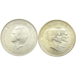 Dania, lot monet 10 - koronowych 1967-1968, Kopenhaga