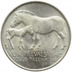Czechosłowacja, 50 koron 1987, Koń Przewalskiego, UNC