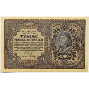 Polska, II RP, 1000 marek 1919, III seria Ł, typ 6