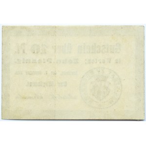 Bromberg, Bydgoszcz, Gutschein 10 pfennig 1916, kropka prostokątna NIENOTOWANY!!