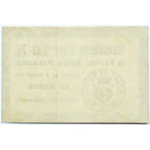 Bromberg, Bydgoszcz, Gutschein 10 pfennig 1916, rectangular dot NIENOTATED!!!