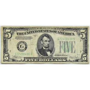 USA, 5 dolarów 1934 C, seria G - Illinois