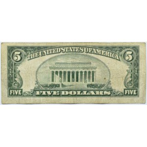 USA, 5 dolarów 1934 C, seria G - Illinois
