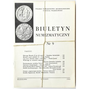 Biuletyn Numizmatyczny PTN, pełen rocznik 1966