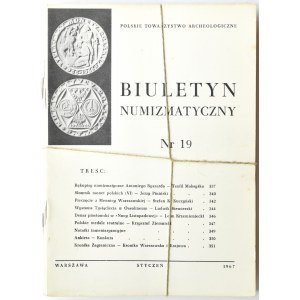 Biuletyn Numizmatyczny PTN, pełen rocznik 1967