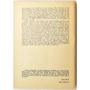 Biuletyn Numizmatyczny PTN, pełen rocznik 1986