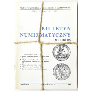 Biuletyn Numizmatyczny PTN, pełen rocznik 1987