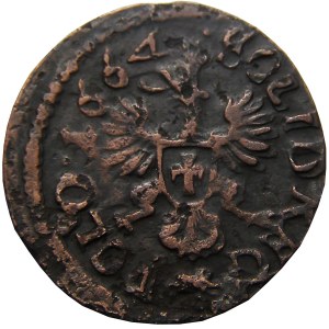 Jan II Kazimierz, szeląg (boratynka) 1664, Ujazdów